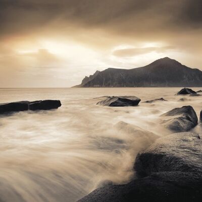 Andreas Stridsberg (Sepia Sea, Lofoten Islands) , 60 x 80cm , WDC44597