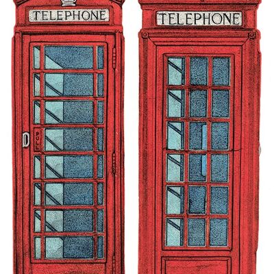 Barry Goodman (Telephone Boxes) , 60 x 80cm , WDC90341