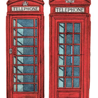 Barry Goodman (Telephone Boxes) , 40 x 50cm , WDC94106
