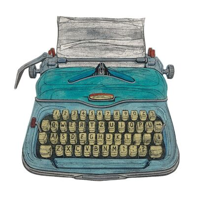 Barry Goodman (Typewriter) , 40 x 40cm , WDC95271
