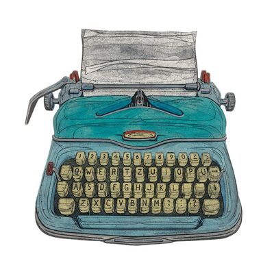 Barry Goodman (Typewriter) , 85 x 85cm , WDC98075