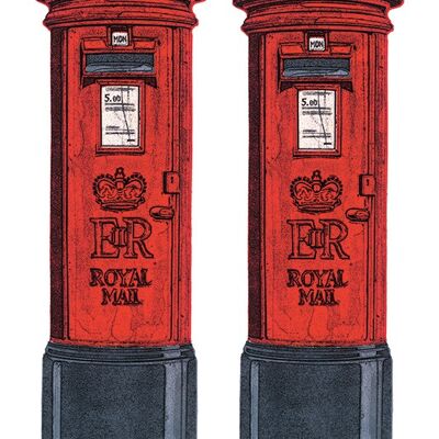 Barry Goodman (Post Boxes) , 60 x 80cm , WDC99232