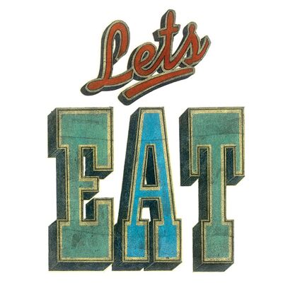 Barry Goodman (Let's Eat) , 40 x 40cm , WDC95698