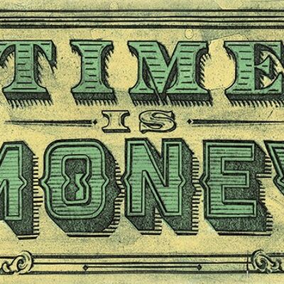 Barry Goodman (Time Is Money) , 30 x 60cm , WDC91122