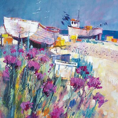 Chris Forsey (Boats and Beach Blooms) , 40 x 50cm , WDC94475
