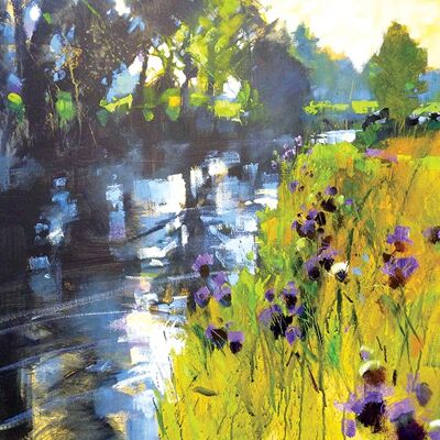 Chris Forsey (Sun and Meadow Thistles) , 40 x 50cm , WDC94477