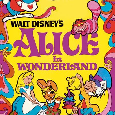 Alice In Wonderland (1974) , 60 x 80cm , WDC90812