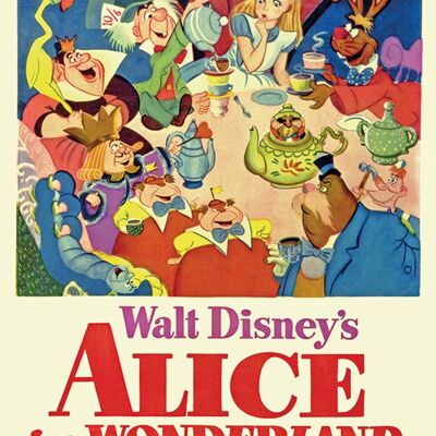 Alice in Wonderland (Tea Party) , 60 x 80cm , WDC99486