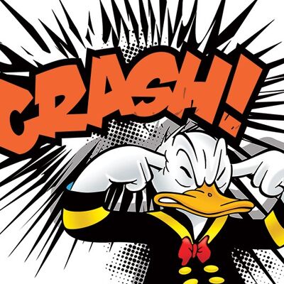 Donald Duck (Crash) , 60 x 80cm , WDC90564
