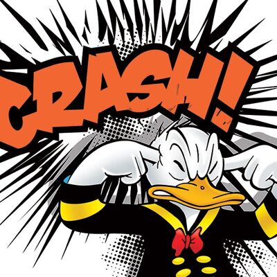Donald Duck (Crash) , 30 x 40cm , WDC92284