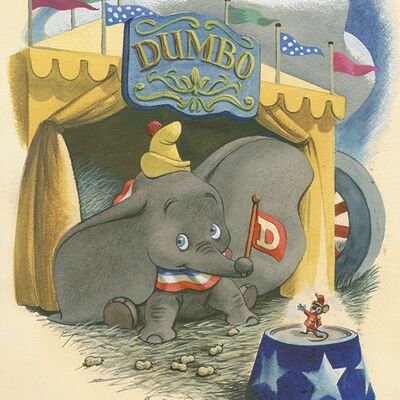 Dumbo (Watercolour) , 60 x 80cm , WDC99292