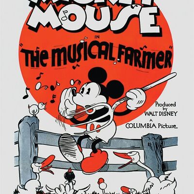 Mickey Mouse (The Musical Farmer) , 60 x 80cm , WDC90763