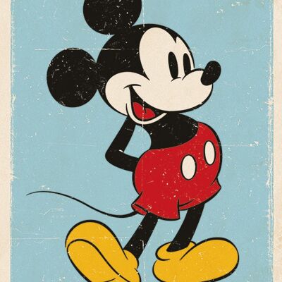 Mickey Mouse (Retro) , 60 x 80cm , WDC90778