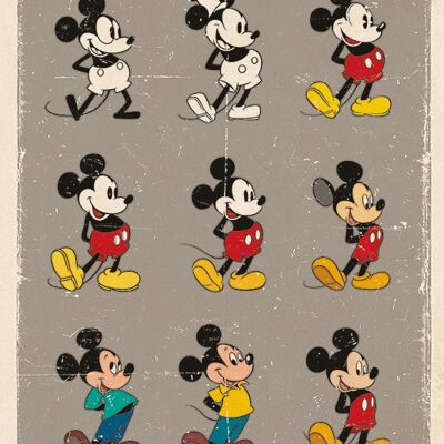 Mickey Mouse (Evolution) , 60 x 80cm , WDC90779