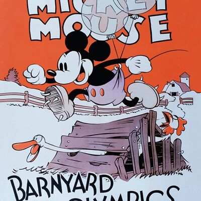 Mickey Mouse (Barnyard Olympics) , 60 x 80cm , WDC90801
