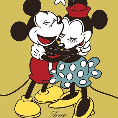 Mickey & Minnie Mouse (True Love) , 30 x 40cm , WDC92285