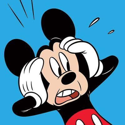 Mickey Mouse (Shocked) , 30 x 40cm , WDC92286