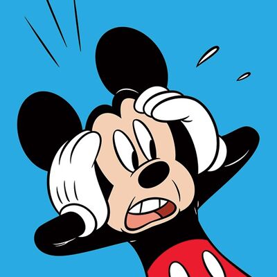 Mickey Mouse (Shocked) , 40 x 50cm , WDC94316