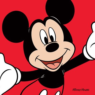 Mickey Mouse (Red) , 40 x 40cm , WDC95195
