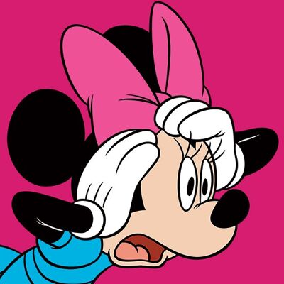 Minnie Mouse (Shocked) , 60 x 80cm , WDC90567