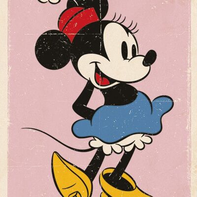 Minnie Mouse (Retro) , 60 x 80cm , WDC90780
