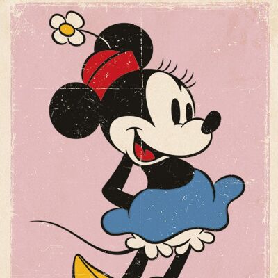 Minnie Mouse (Retro) , 30 x 40cm , WDC92456