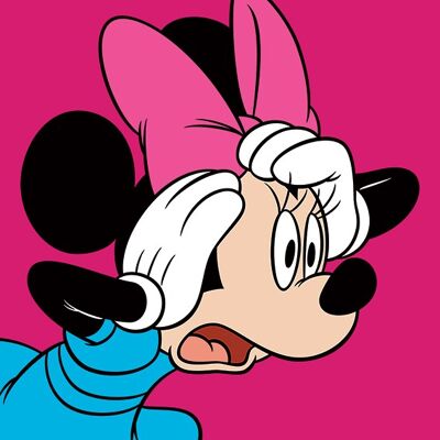 Minnie Mouse (Shocked) , 40 x 50cm , WDC94317