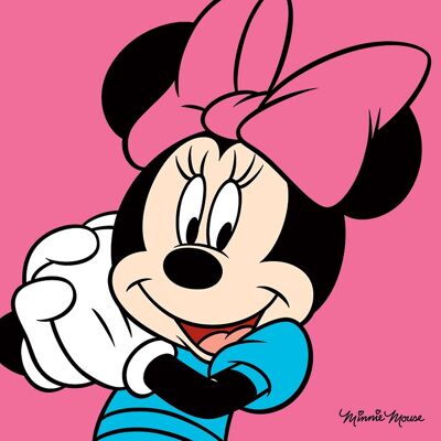 Minnie Mouse (Pink) , 40 x 40cm , WDC95196