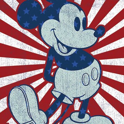 Mickey Mouse (Starburst) , 60 x 80cm , WDC100411
