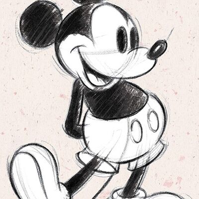 Mickey Mouse (Textured Sketch) , 60 x 80cm , WDC100412