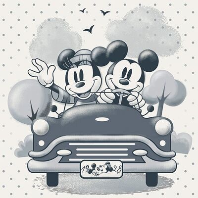 Mickey Mouse (Driving) , 60 x 80cm , WDC100465