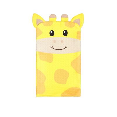 Baby Hooded Towel Animal Hand Greta Giraffe