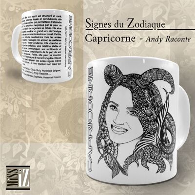 Mug ASTRO - Signe du Capricorne - Andy Raconte