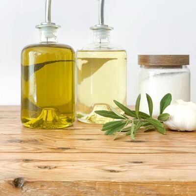 glasflaschen-olivenöl-essig-ausgießer-aufbewahrungsflasche-200ml-500ml-und-700ml-re-14 - Klein - 200ml