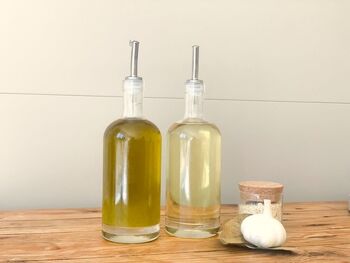bouteilles-en-verre-huile-d'olive-vinaigre-verseur-bouteille-de-stockage-500ml-organise-reutilisable-yo-13 - 2
