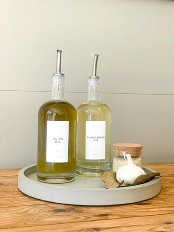 bouteilles-en-verre-huile-d'olive-vinaigre-verseur-bouteille-de-stockage-500ml-organise-reutilisable-yo-13 - 3
