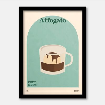 Affogato print A5