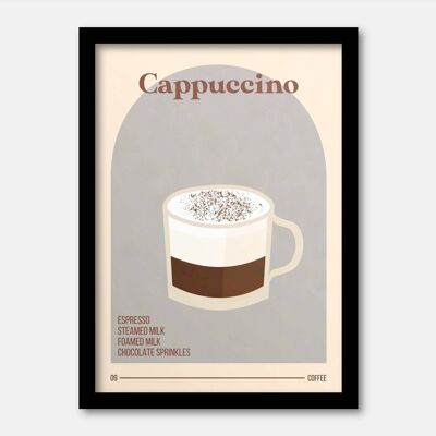 Cappuccino print A4