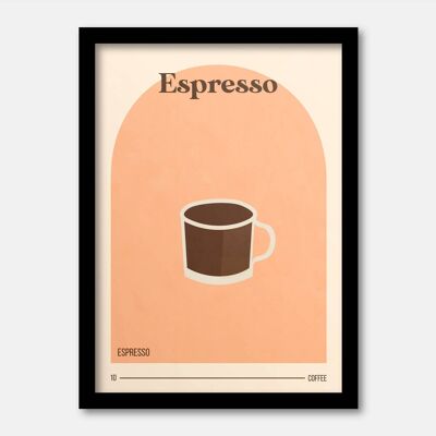 Espresso print A5