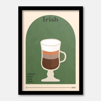 Irish latte print A5