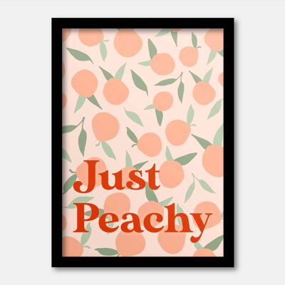 Just peachy print A4