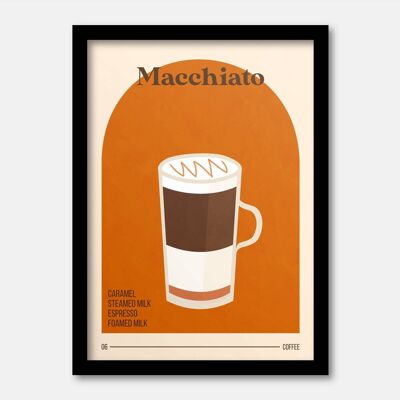 Macchiato print A5