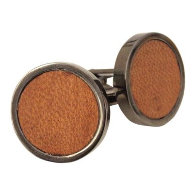 Handmade Leather Cufflinks