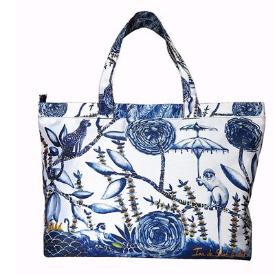 Sac De Voyage: Inspiration Chinoiserie Bleue