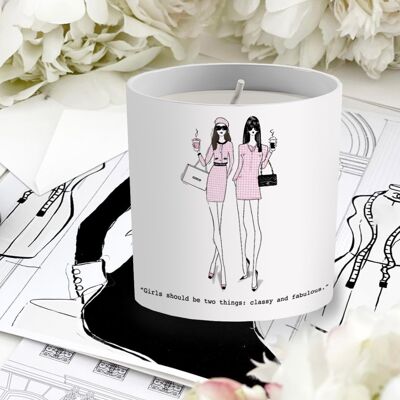 Best Friends – Coco Fine Bone China Pot Candle