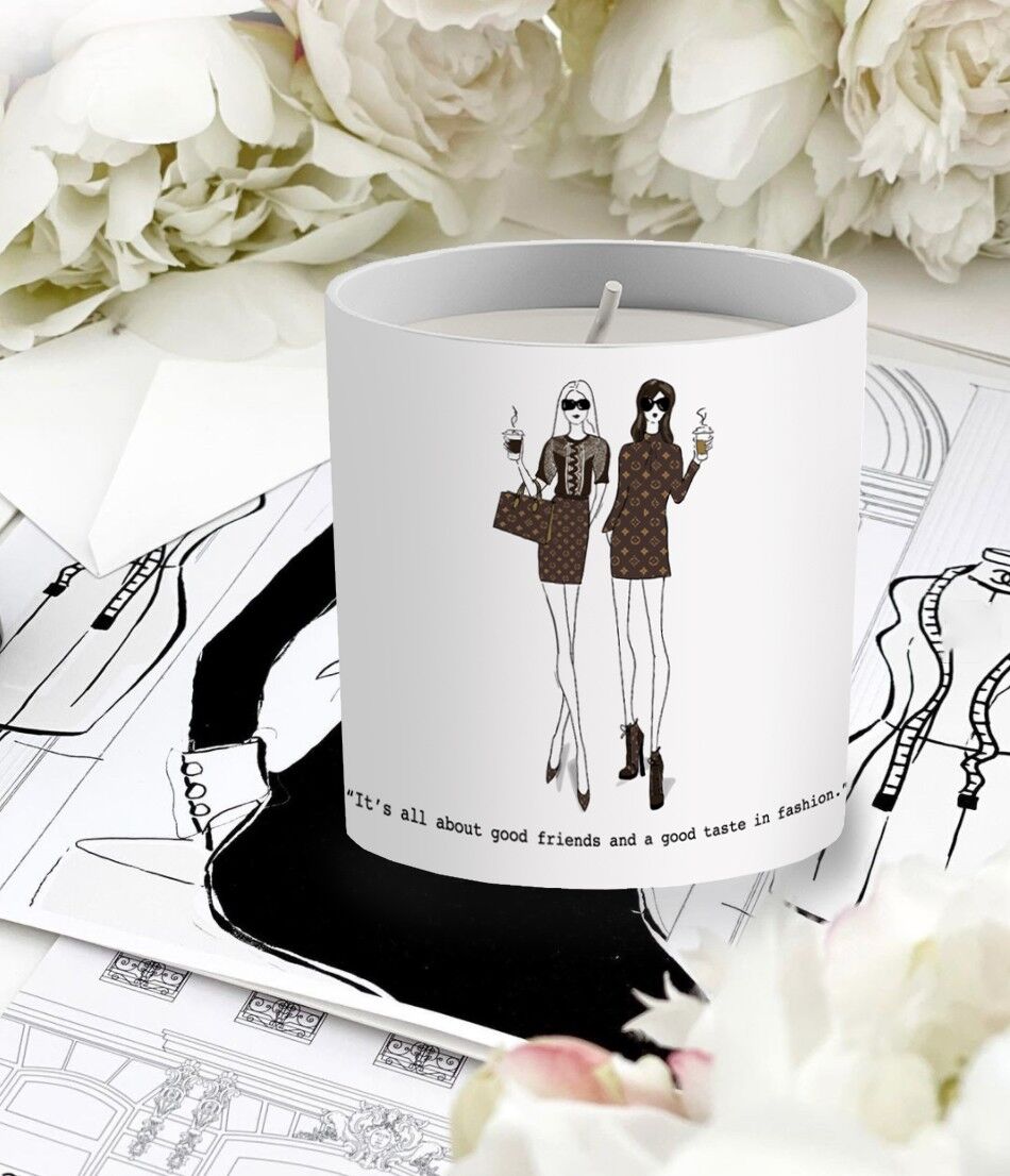 Migliori amiche – Candela La Vita in ceramica fine bone china