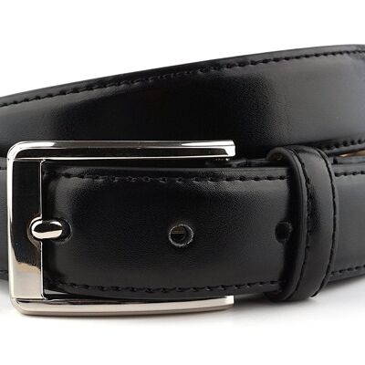 Massi Morino® Premium men's suit belt (incl. gift bag) Business belt for men