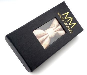 Noeud papillon avec mouchoir - boîte cadeau incluse - noir 2