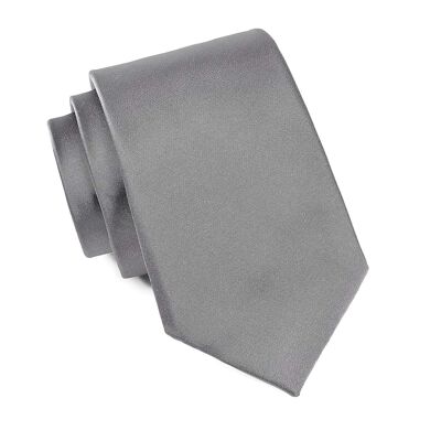 Cravatte di seta | diversi colori - grigio