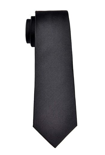 Cravates en soie | diverses couleurs - bordeaux-noir fin 8